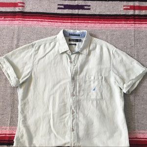 NAUTICA | CLASSIC FIT MINT GREEN BUTTON UP